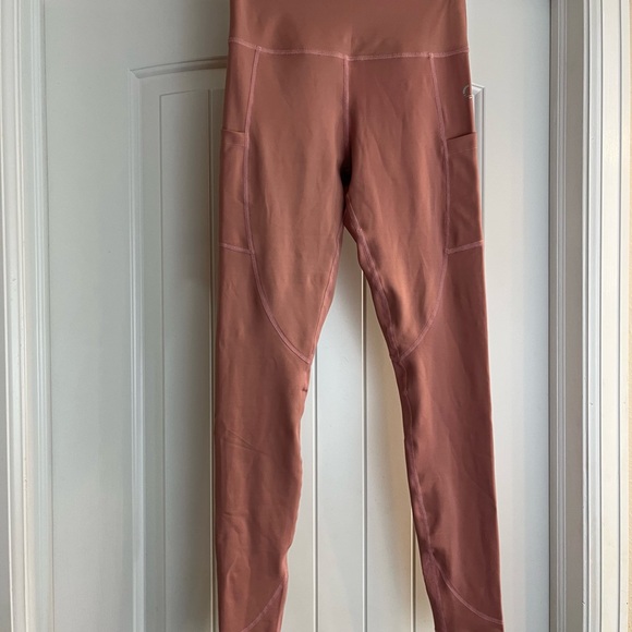 Dusty Rose Curves N Combat Boots Leggings - Picture 4 of 5